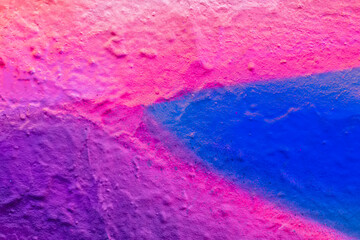 Art under ground. Beautiful street art graffiti background. The wall is decorated with abstract drawings house paint. Modern style urban culture of street youth. Abstract picture on wall