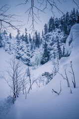 winter in finish lapland