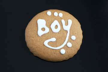 Round sweet fragrant cookies
