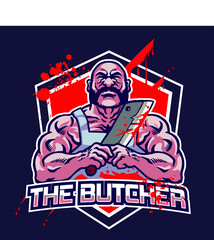 The Butcher Esport Game Logo
