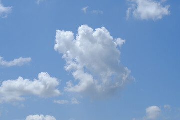 青空に浮ぶ雲