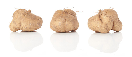 The yam bean is delicious. Beneficial to the body