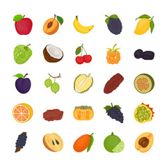 Fruit Flat Icons