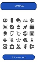 simple icon set