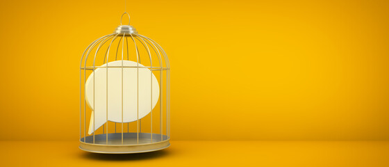comment icon on a cage