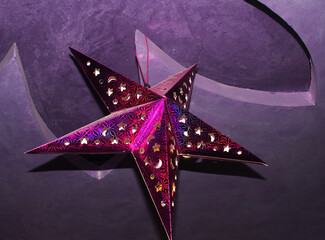 christmas star with stars