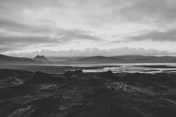 Islande, noir et blanc
