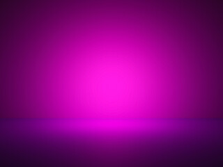 3D rendering pink and purple backdrop