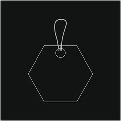 Sale vintage labels, template purchase labels. Blank labels, discount and price on paper. .Vector illustration.