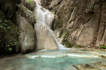 Naklejka premium Erawon Waterfall