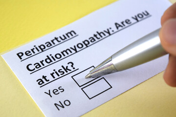 Obraz premium Questionnaire about health problems