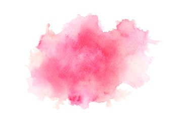 pink watercolor brush paint background - obrazy, fototapety, plakaty