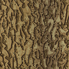 Wooden bark texture. Brawn grunge hardwood. Nature background. Natural matetial. Textured wood. Tree bark structure effect. Wallpaper, surface, interior panel. Vector illustration