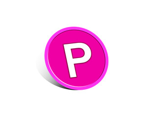 Illustration of point coin　ポイントコインのイラスト