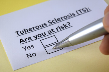 Obraz premium Questionnaire about health problems