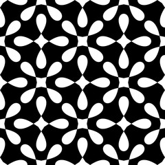 Tile vector pattern with black and white background
