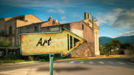 Street Sign to Art