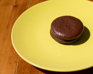 chocolate chip cookies on a plate