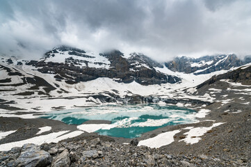 Gletschersee Griesslisee beim Clariden, Kanton Uri