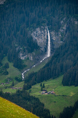 Stäuber Wasserfall im Schächental am Klausenpass, Uri