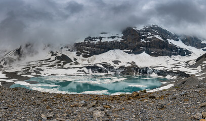 Gletschersee in den Schweizer Alpen