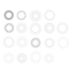 Halftone dots in circle form. round logo . vector dotted frame . design element