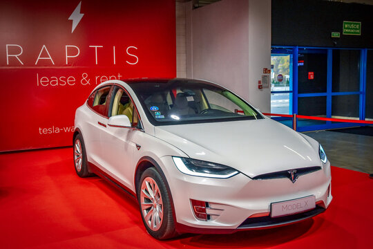 Tesla Model X Exhibited On Motorshow. 