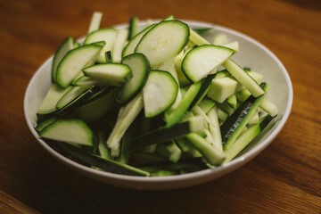 Chopped Zucchini