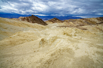 hikink the golden canyon - gower gulch circuit in death valley, california, usa
