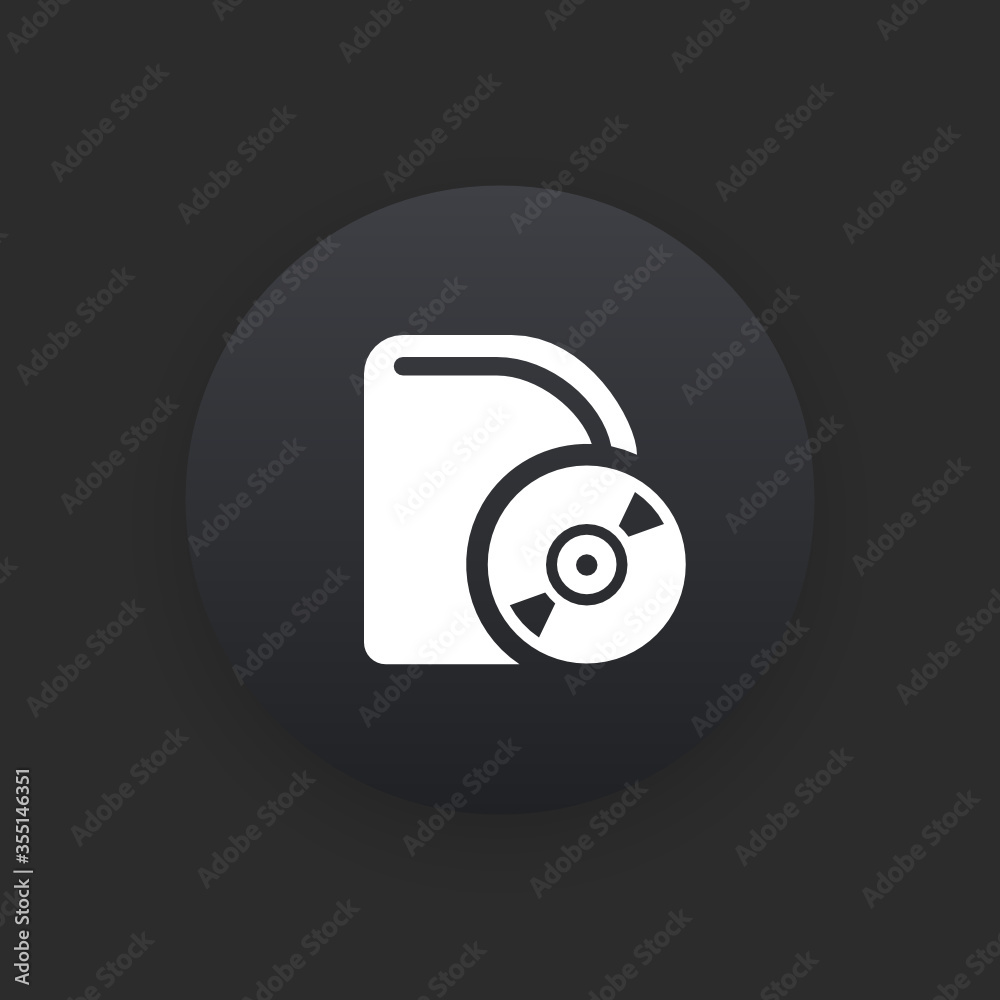 Wall mural software - matte black web button