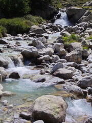 Benasque, Huesca/Spain; Aug. 22, 2017. The Posets-Maladeta Natural Park is a Spanish protected natural space. It includes two of the highest mountain peaks in the Pyrenees.