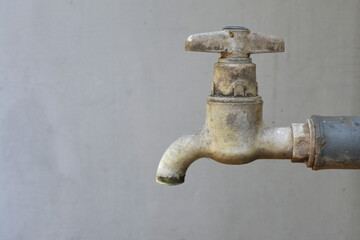 old water tap