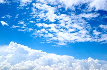 blue sky with clouds