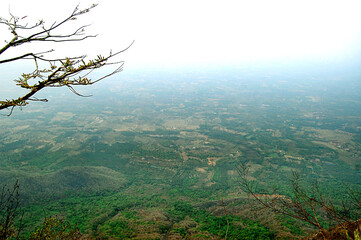 fog in the mountains