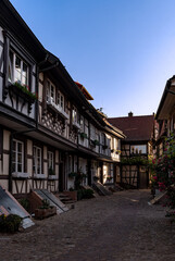 Fototapeta premium In der Altstadt von Gengenbach im Schwarzwald in Baden-Württemberg, Deutschland 