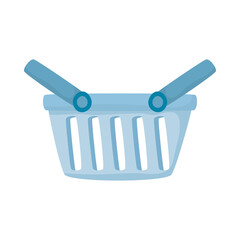 Isolated shopping basket vector design