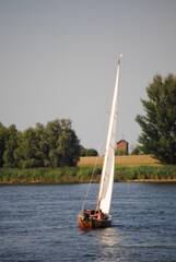 sailing on the river
