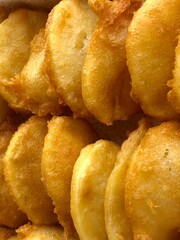 Home made deep fried potato chips