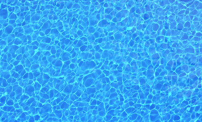 Swimming pool water background. Summer vacation concept. Top view