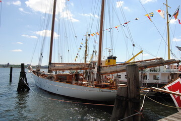 sailing boat in the harbour