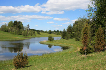 Obraz premium lake in the mountains