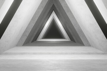 Obraz premium empty dark interior room 3D Rendering Illustration