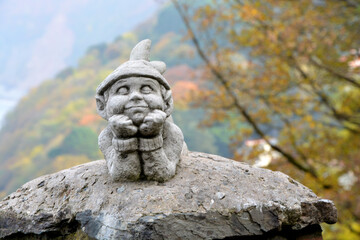 Fototapeta na wymiar statue of an gnome