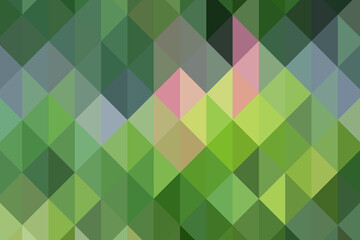 Multi-colored rectangular pixel background. The texture consisting of multi-colored triangles.