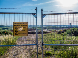 Steinbruchgelände