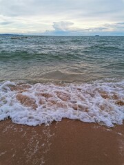 waves on the beach