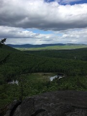 mountain landscape with river