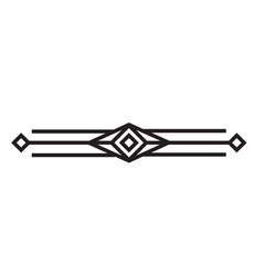 Art deco line border. Modern arabic black frames, decorative lines borders and geometric label frame vector design