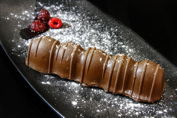 chocolate cake with cherry