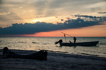 Obraz premium Isla de Holbox,Yucatan.Mexico